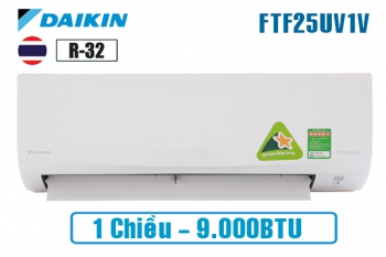 Điều Hoà DaiKin 9000BTU 1 chiều thường gas R32 FTF25UV1V